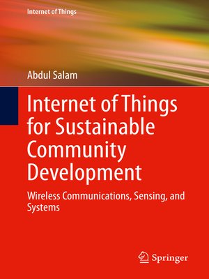 cover image of Internet of Things for Sustainable Community Development